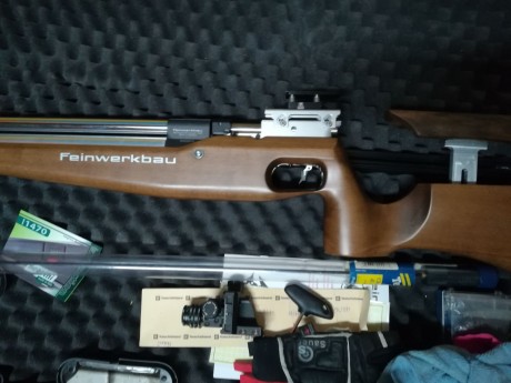 Vendo carabina fbw 800 parav10mt, nueva con culata de nogal  por 1250€ portes a parte 21