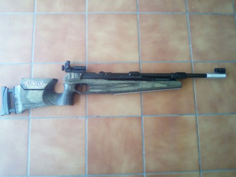 Vendo  Walther LGM 2  en perfectas condiciones de tiro, con una precisión de lujo y con el pavonado en 00