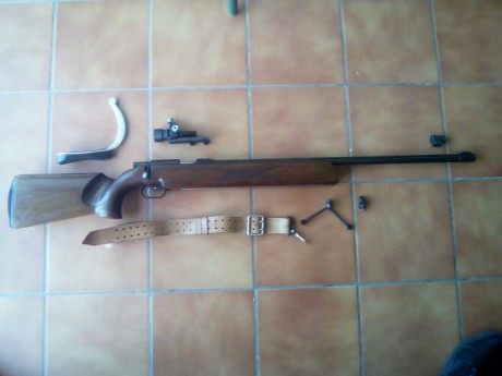 Vendo  Carabina Anschutz 1408 CAL 22  en perfectas condiciones de tiro, con una precisión de lujo y con 02