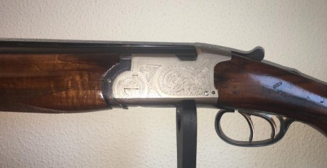 Vendo escopeta superpuesta, expulsora de marca reconocida (A Z) largo de cañón 70 y  choques clásicos 01