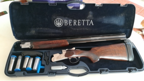 Vendo Escopeta superpuesta de caza Beretta Mod SV10 Perennia Cal 12 con 5 chokes y con sistema con Kick 02