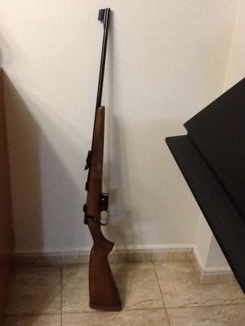 Hola. En venta por no utilizar magnífico rifle en calibre 222 Rem, utilizado para competición en miras 32