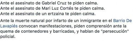   Concentración este domingo en Huelva para reivindicar la prisión permanente revisable  
https://sevilla.abc.es/andalucia/huelva/sevi-padres-victimas-violencia-convocan-concentracion-huelva-tras-muerte-gabriel-cruz-201803141157_noticia.html

 00