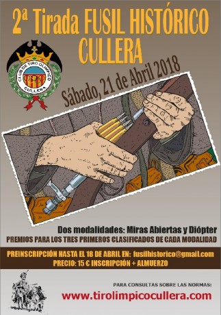 Buenos dias compañeros , ponemos en conocimiento vuestro que el proximo dia 21 de abril en club de tiro 00