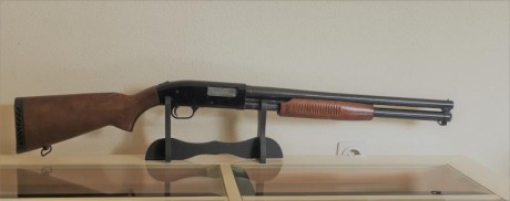 Vendo escopeta corredera MOSBERG cañón de 50 SLUG 2 3/4 y 3"
Pocos tiros, muy buen estado 
Precio 02