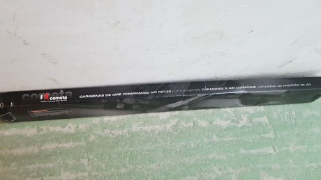 Se vende carabina cometa fusion star gp mkii. comprada el 26 de diciembre de 2017.
apenas usado.
envio 30
