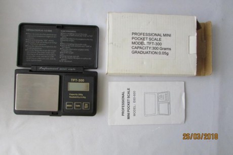 Vendo bascula precision 15€ puesta en casa.
Ideal par uniformizar balines.
Las capacidades de la bascula 00