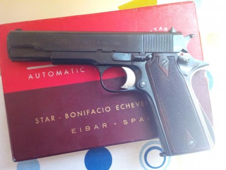 Vendo pistola Star mod. B, 9 mm parabellum, versión de 1931, producido en 1942 para el Cuerpo de Carabineros 01