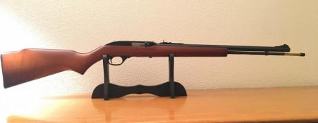 Vendo carabina MARLIN USA "sin usar". Mod. 60 madera, gran capacidad de tiro, alza y punto de 02