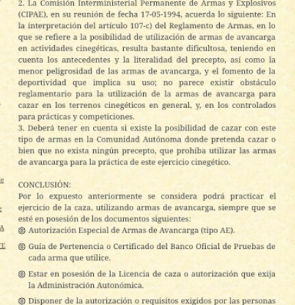  Amigos, viendo que hay interés general en la práctica de la caza con armas de avancarga, abrimos este 41