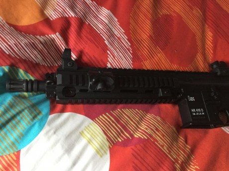 ...pues eso que pongo a la venta carabina del .22 
Es una HK 416 de umarex. Cañon corto con apenas 50 10