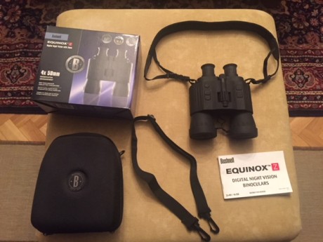Prismáticos bushnell equinox z 4 x 50 En perfecto estado, se pueden ver y probar impecables en perfecto 02