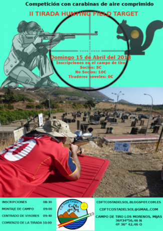 Hola a todos,

Ya con buen tiempo a la vista, invitamos a todos los aficionados a participar el domingo, 00