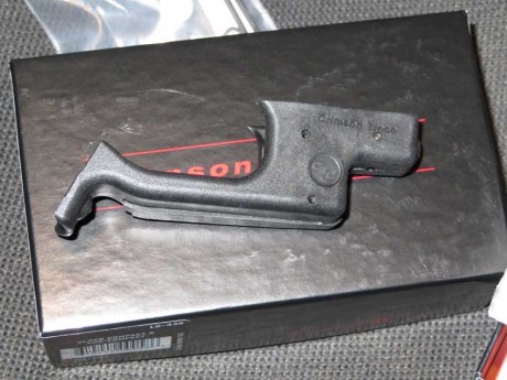 Oferta, nuevo a estrenar. Módulo compacto láser rojo de Crimson Trace para Glock modelo LG-436. 
Vale 00