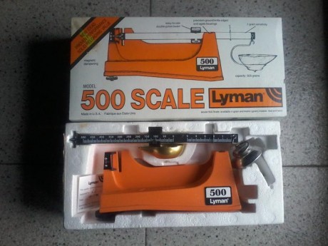 vendo vascula lyman 500 scale 
30 € en mano en madrid o el escorial 01