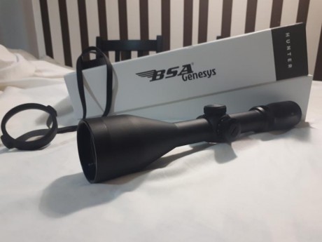 vendo visor NUEVO perfecto para esperas nocturnas marca BSA 3-12x56 IR con punto rojo de 6 intensidades 12