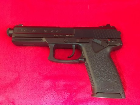 Vendo pistola HECKLER & KOCH HK MARK 23, calibre .45. Utilizada por el SOCOM. ver en:
https://www.blackrecon.com/es/pistola-heckler-koch-hk-mark-23.html
https://www.armas.es/arma-corta/pistola-hk-mk-23-socom-una-bestia-del-calibre-45-acp-para-las-fuerzas-especiales-de-eeuu-i

Está 00