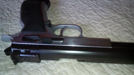 Hola vendo pistola tanfoglio de 9 mm cañon 5 pulgadas practicamente nueva tiene cargador de lujo de 19 11