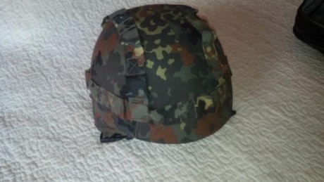 Se vende casco de combate marte kevlar con funda fletac  talla media  esta como veis nuevo  por si alguien 01