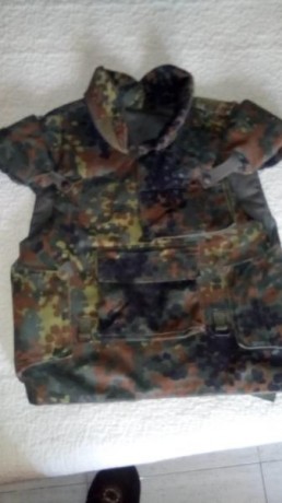 Hola se vende chaleco antibalas de kevlar ejercito aleman talla media a juego con casco de combate marte 00