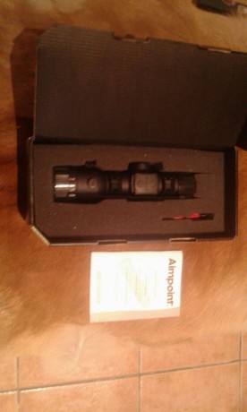    Buenas noches

Un buen amigo me pide que le anuncie este visor:

Aimpoint modelo H34S. Comprado nuevo 12