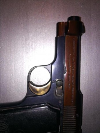 Vendo beretta 1934 del año 1936 con certificado de Anarma ,calibre nueve corto totalmente original posiblemente 01