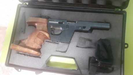 Hola vendo Walther del 32 700 euros perfecta con maletin , dos cargadores y recoge vainas.
 Tambien vendo 01