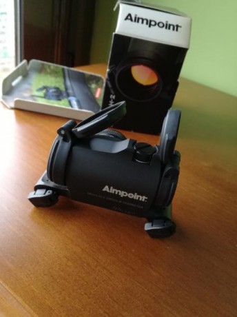 Buenas a todos.
Pongo a la venta un AIMPOINT modelo micro H2 con monturas para Blaser. Todo en su caja 02