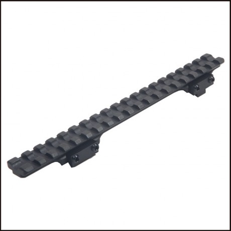 Hola a todos.  Ante mi ignorancia en el tema me encuentro con que tengo claramente un rifle con base delantera 21