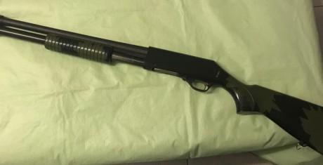Fabarm brescia 12 camuflaje.
Vendo Fabarm Brescia de corredera / trombón, calibre 12-70 y 12-76 magnum, 02