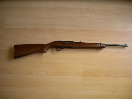 Vendo carabina marca Ruger cal. 22LR modelo 10/22 CARBINE, automatica con funda i estuche de limpieza, 02