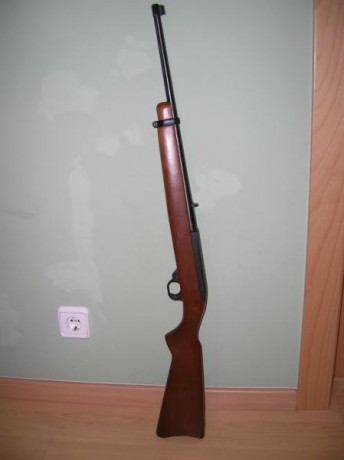 Vendo carabina marca Ruger cal. 22LR modelo 10/22 CARBINE, automatica con funda i estuche de limpieza, 01