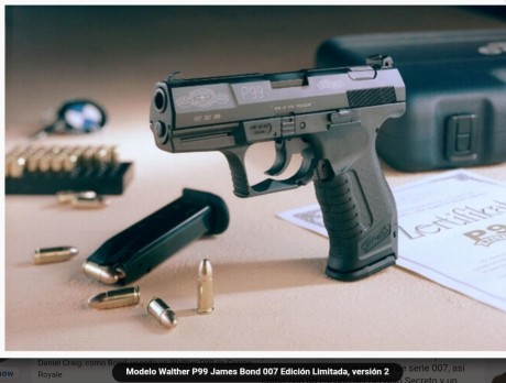 Ediciones especiales
Walther lanzó dos ediciones limitadas del P99. La primera serie nunca se vendió en 00