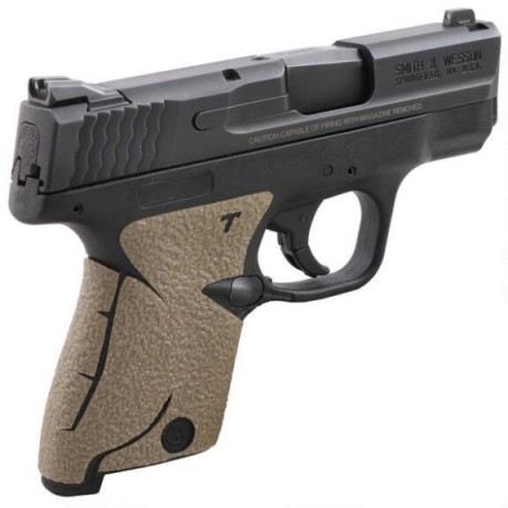 Buenas tardes, 

      Quisiera mejorar la empuñadura de una s&w shield dándole un agarre agresivo 10