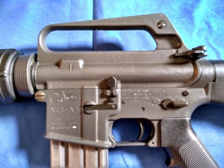 Buenas tardes, pues al final he decidido vender el Colt AR15 A2 SPORTERII en calibre .222Rem., he efectuado 00