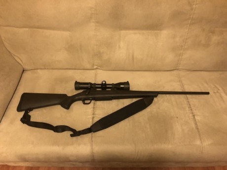 Se vende rifle completamente nuevo, no ha sido usado. Solo ha disparado dos balas cuando lo pusieron a 02