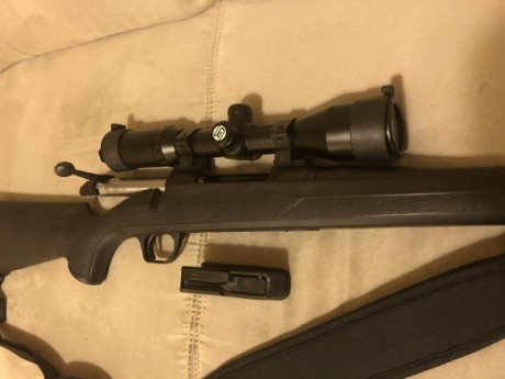 Se vende rifle completamente nuevo, no ha sido usado. Solo ha disparado dos balas cuando lo pusieron a 11