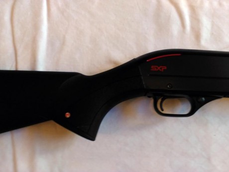 VENDIDA
Escopeta de corredera Winchester Sxp Defender.
Calibre 12/76, Capacidad 5+1, Longitud Cañon 47cm, 00
