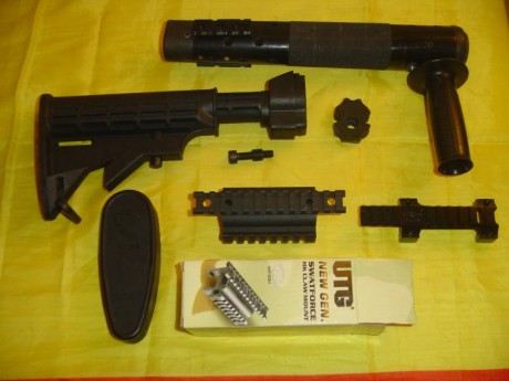 Conjunto de accesorios para tunear rifle cetme. esta compuesto por:
- Culata tipo M4 de 5 posiciones con 02