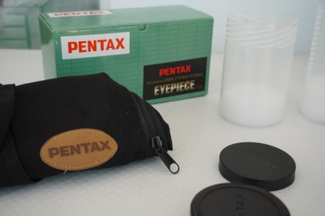 Vendo telescopio  PENTAX PF-80 EDA . 
Lleva visor  PENTAX Zoom Eyepiece 8-24 mm .

En sus cajas de origen. 22