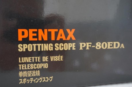 Vendo telescopio  PENTAX PF-80 EDA . 
Lleva visor  PENTAX Zoom Eyepiece 8-24 mm .

En sus cajas de origen. 31