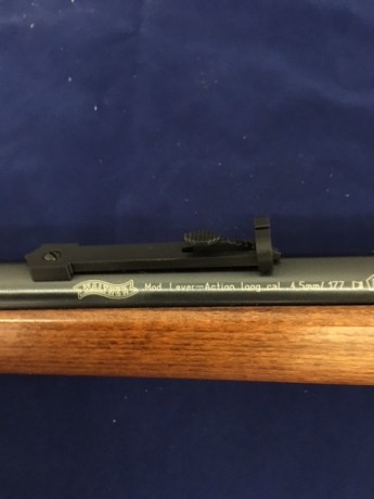 Vendo carabina Walther Lever Action CO2, cal 4,5
La carabina está impecable, comprada por capricho, funciona 01