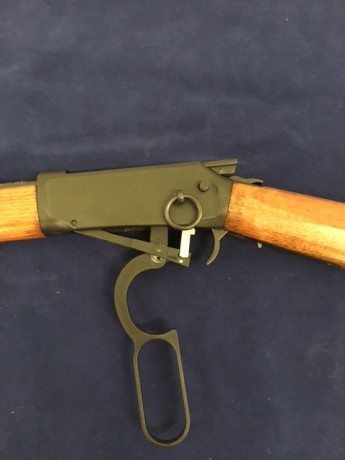 Vendo carabina Walther Lever Action CO2, cal 4,5
La carabina está impecable, comprada por capricho, funciona 10
