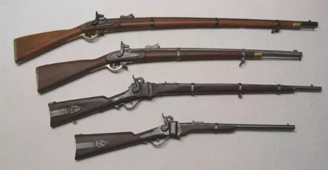 Necesito ayuda para saber que tipo de armas son las de las fotos que adjunto. En el cañón no tienen ninguna 10