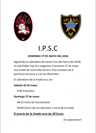 Muy buenas.
Anunciaros que tenemos una tirada programada para el próximo 27/05 en Santa Cruz del Fierro 00