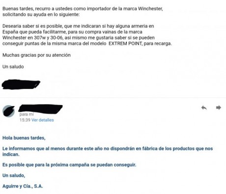 Tengo posibilidad de conseguir vainas del 307W de la marca hornady nuevas, son algo caras pero ante la 120