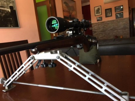 Buenas noches!
Vendo carabina CZ 452 2E ZKM, customizada para Mini F Class o BR 50, con carrillera ajustable, 02