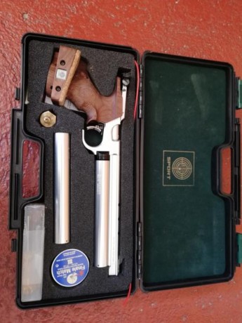 Vendo esta magnífica pistola pcp por no usarla por dedicarme a otras modalidades.Está como nueva.la vendo 02