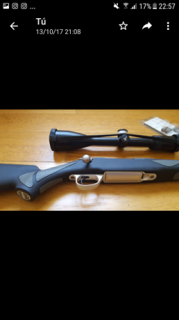 Vendo rifle Sako 85 Finnlight 300 WSM.
Gatillo regulable
Pelo francés
Monturas Optilock stainless de pulgada
Monturas 20