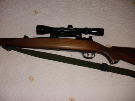 Vendo rifle Kettner calibre 30.06, gatillo pelo, en buen estado; visor Tasco Pronghorn 3-9x.
Precio: 250 02